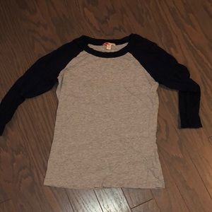 3/4 sleeve baseball tee